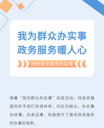 政务服务公众号模板预览图