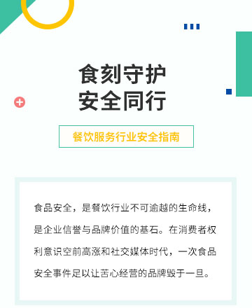 餐饮安全公众号模板预览图