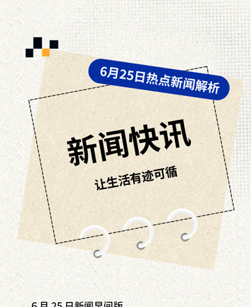 新闻快讯公众号模板预览图
