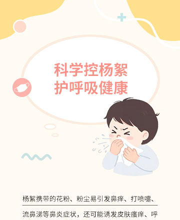 春季杨絮防护公众号模板预览图