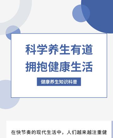 养生科普公众号模板预览图