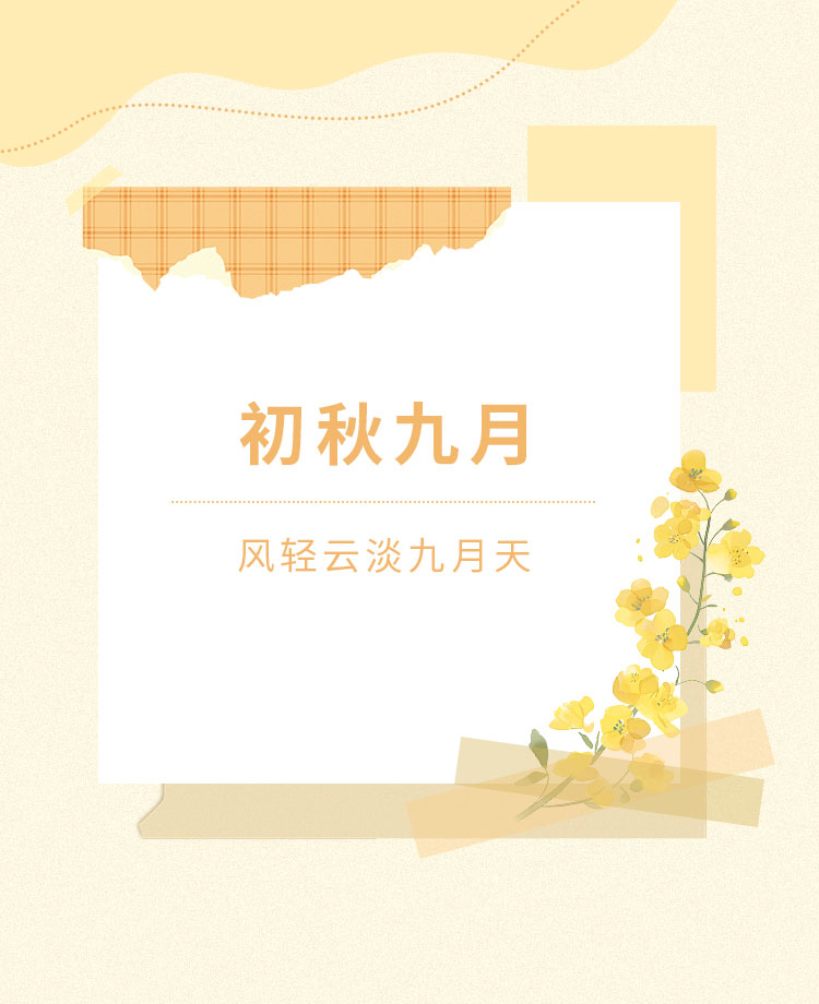 初秋公众号模板预览图