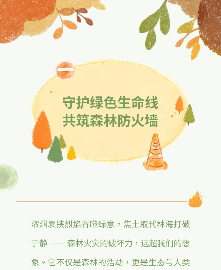 森林防火消防公众号模板预览图