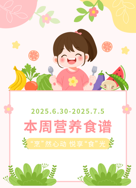 营养食谱公众号模板预览图