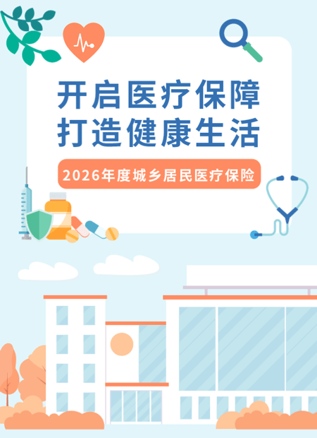 医保缴费公众号模板预览图