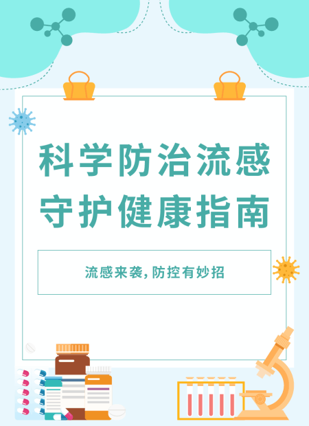 流感防控公众号模板预览图