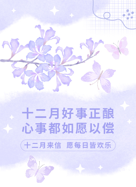 十二月公众号模板预览图
