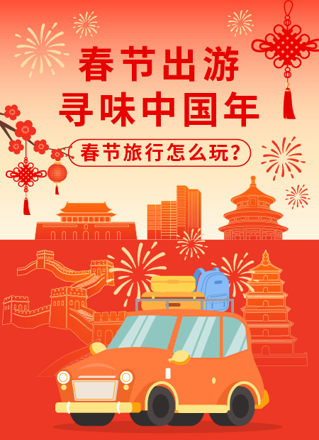 春节出游公众号模板预览图
