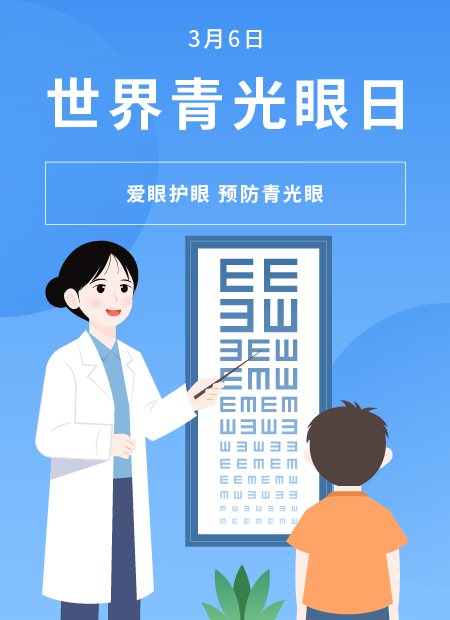 世界青光眼日公众号模板预览图