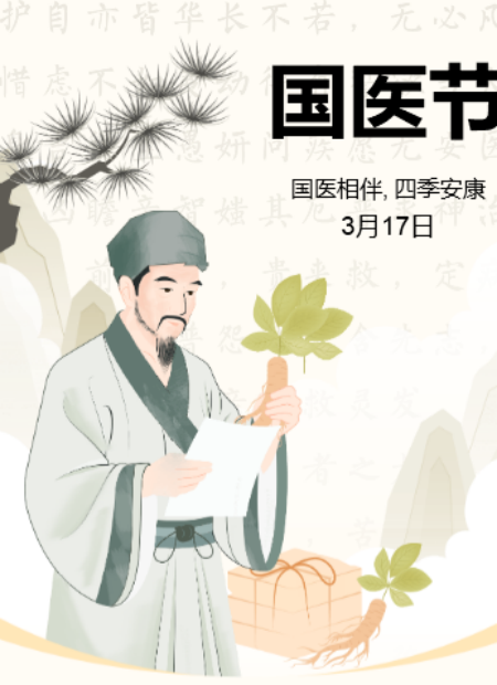 国医节公众号模板预览图