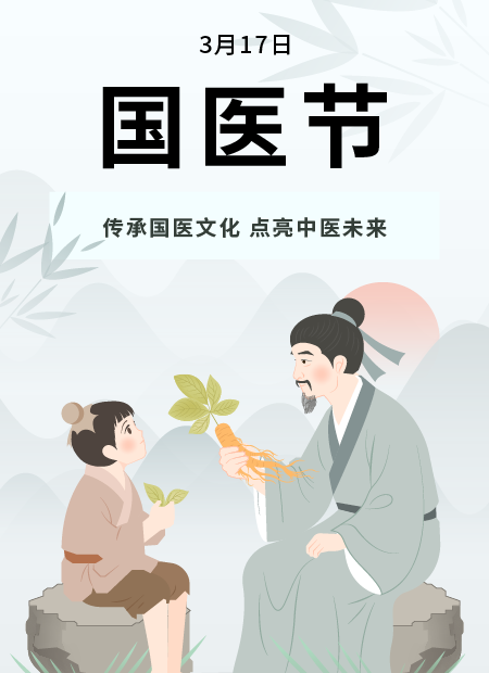国医节公众号模板预览图