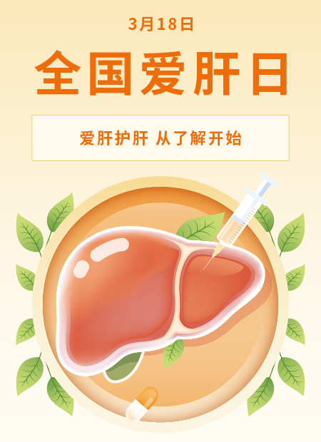 爱肝日公众号模板预览图