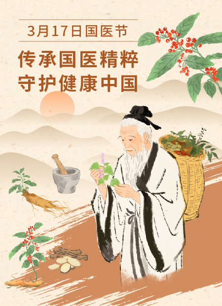 国医节公众号模板预览图