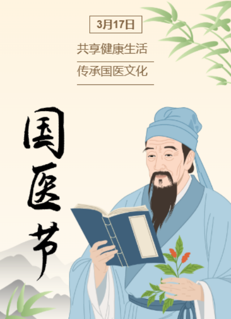 国医节公众号模板预览图