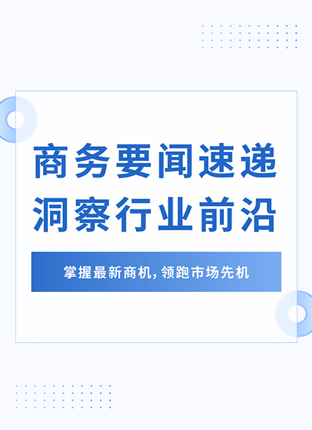 商务要闻公众号模板预览图