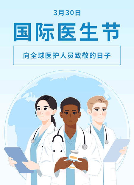 国际医生节公众号模板预览图