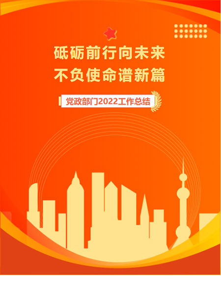 党政工作总结公众号模板预览图