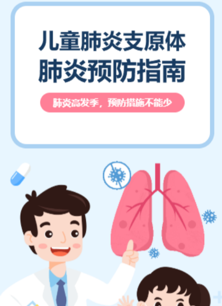 肺炎预防公众号模板预览图