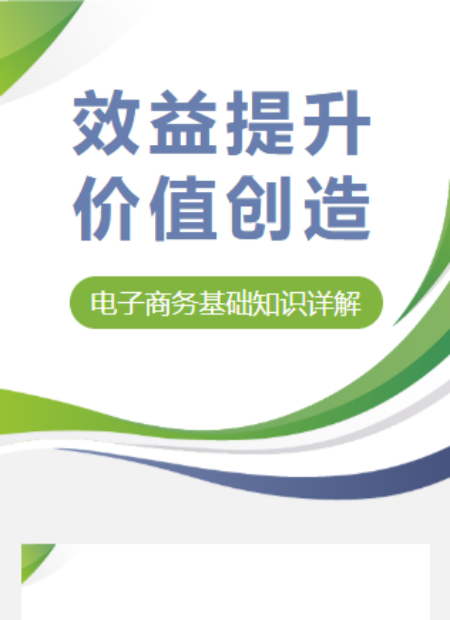 电商知识培训公众号模板预览图
