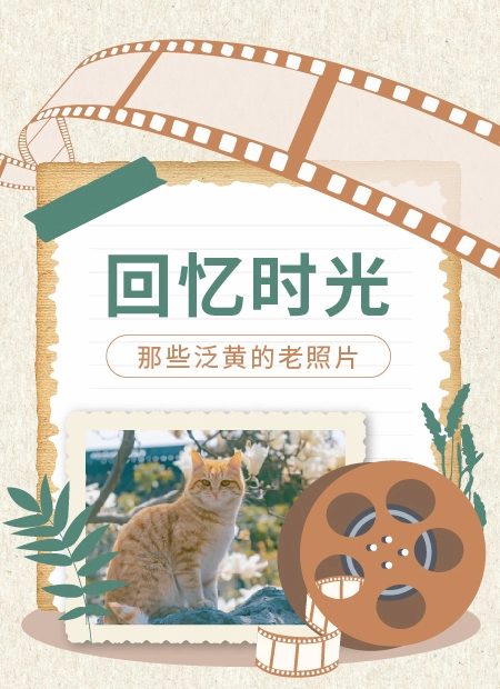 怀旧回忆公众号模板预览图