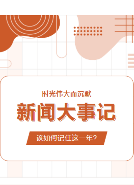 企业年度总结公众号模板预览图