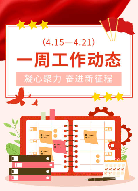 工作周报公众号模板预览图