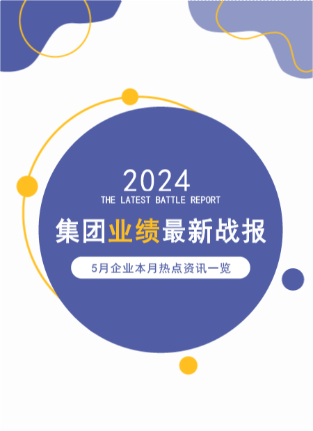 业绩战报公众号模板预览图