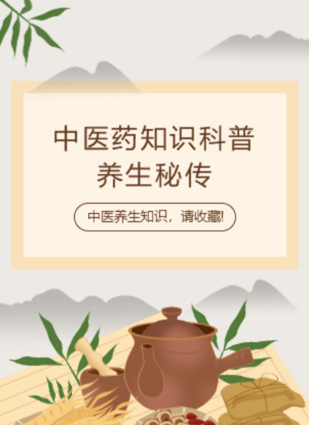 中医养生公众号模板预览图