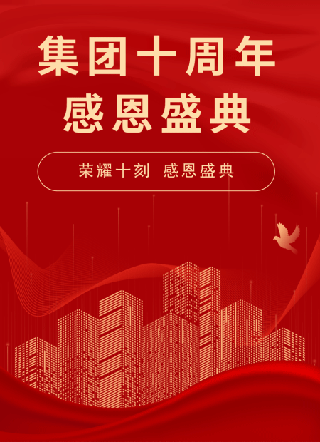 十周年庆典公众号模板预览图