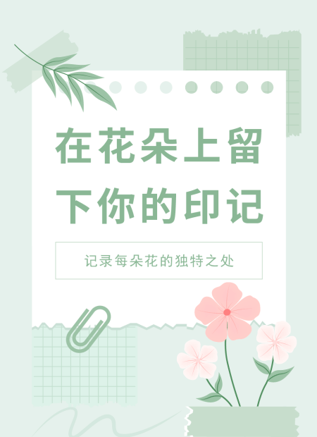 文艺清新公众号模板预览图