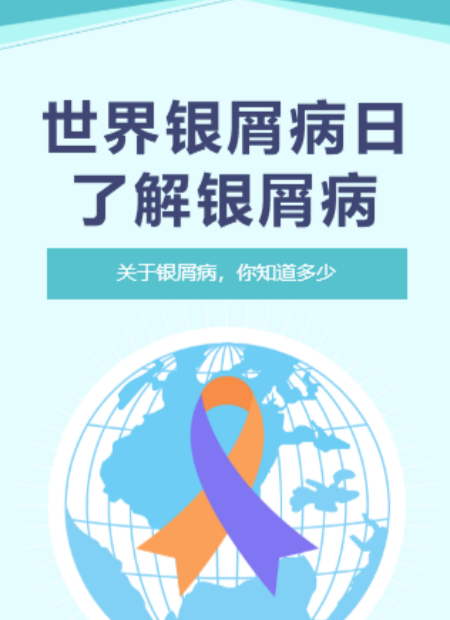 世界银屑病日公众号模板预览图
