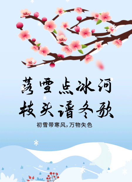初雪公众号模板预览图