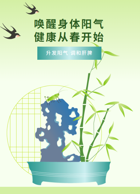 中医养生公众号模板预览图