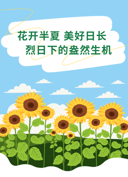 夏日养生公众号模板预览图